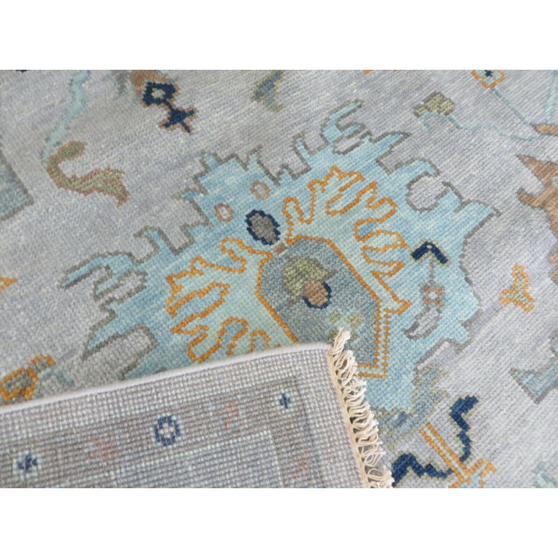 Tapis oriental gris noué à la main 9 pi 2 po x 12 pi BF9ED124289F4447A14340254D7140C7