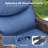 Outdoor Patio Set With High-Back 5" Thick Cushion Swivel Rocking Chair Patio Set, All-Weather Wicker Patio Furniture Set With Coffee Table, Suitable For Balcony Patios-2059719003-2059719002-2059718996