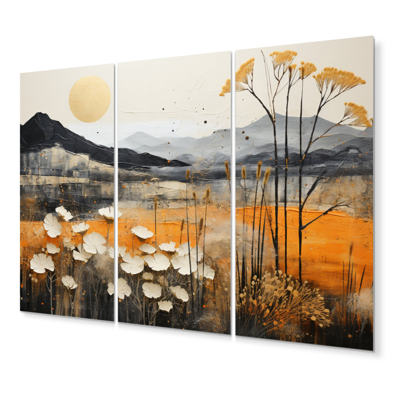 Bold Canyon Mirage II - ensemble d'art mural en métal Canyon