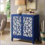 Table basse Breckenridge avec 2 portes en miroir - Rangement polyvalent pour le salon / couloir
