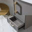 Ensemble de meuble-lavabo simple 18 po noir mat