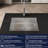 304 Stainless Steel Undermount Kitchen Sink 27" X 19" - With Bottom Grid For Better Drainage And Protection Modern Condensation Coating Practical Design