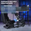 Inbox Zero Adjustable Swiveling PC & Racing Game Chair in Black