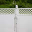 Deluxe Outdoor Shower Mixer with Foot Shower