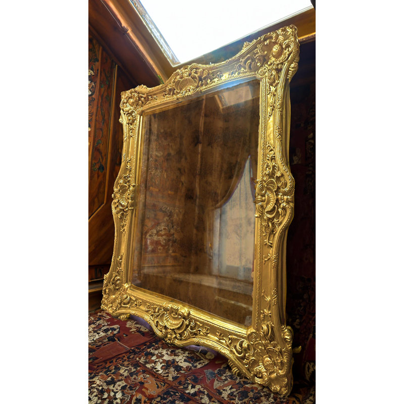 Rectangle Mirror, Gold