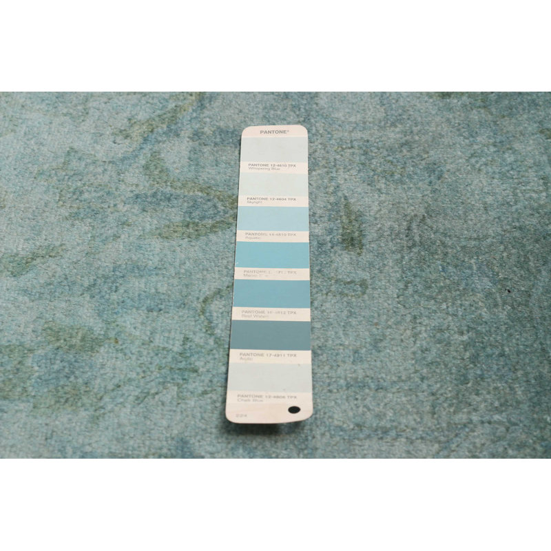Tapis turquoise Vibrance 10 pi 0 po x 13 pi 8 po