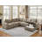 Pull-Out Sofa With Storage Chaise, Upholstered Couch With Console-478435182