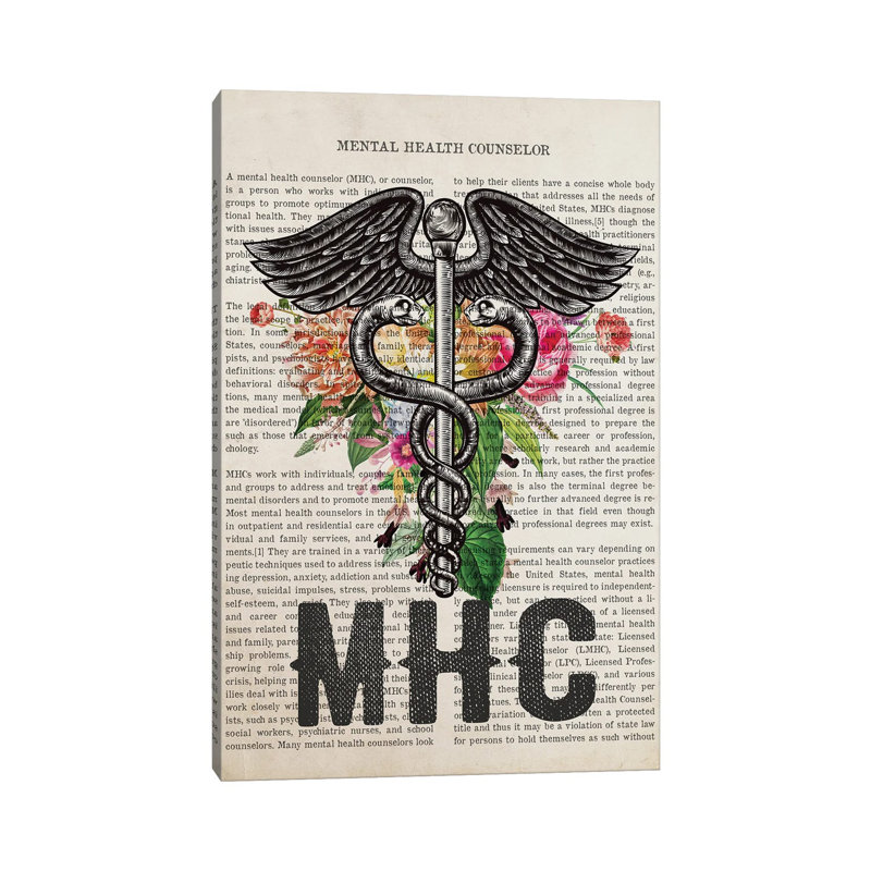 Impression sur toile tendue, MHC, MSE, H 60 po x l 40po x P 1,5 po