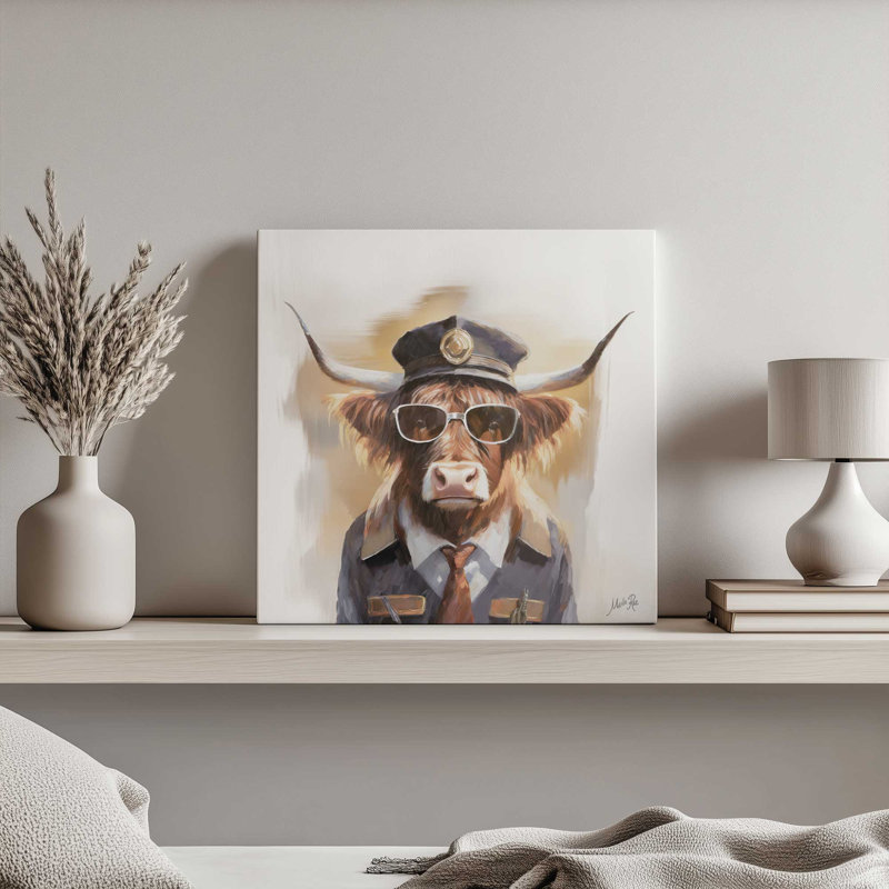 Highland Security by Marla Rae Art Print, Toile non encadrée, L 20 po x H 20 po, Ne s’applique pas