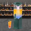 Distributeur de bière de table ABS 101,44 oz avec tube de glace et lumière-95973131
