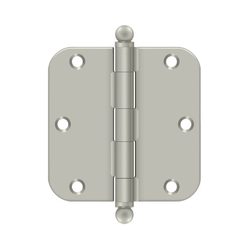 Steel Butt Bearing Hinge, Brushed Nickel