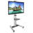 Mount-It Mobile TV Stand for Flat Screen TVs | Height Adjustable Rolling TV Cart for 32 - 70 in.