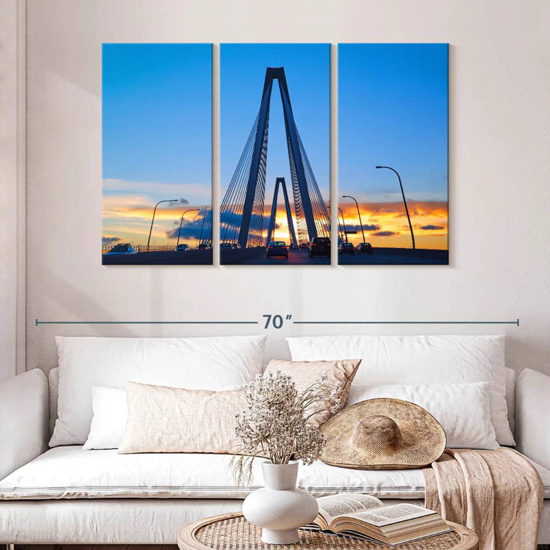 Lilie Cooper River Bridge, 32" H x 50" W