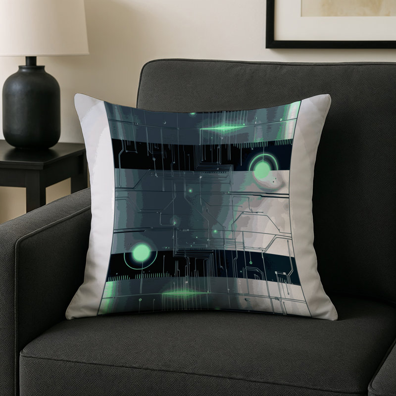Starlight Cascade Indoor And Outdoor Throw Pillow, Square 20"