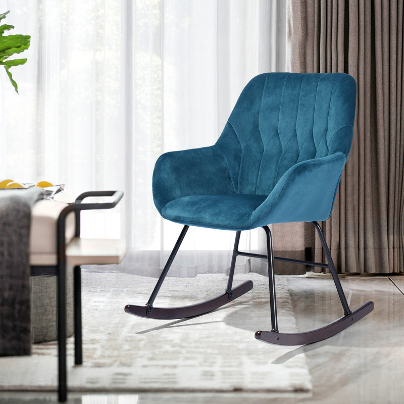 Saroyan Rocking Chair, Blue