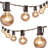 Elanda 10 - Bulb 2'' Solar Powered LED Rope String Light