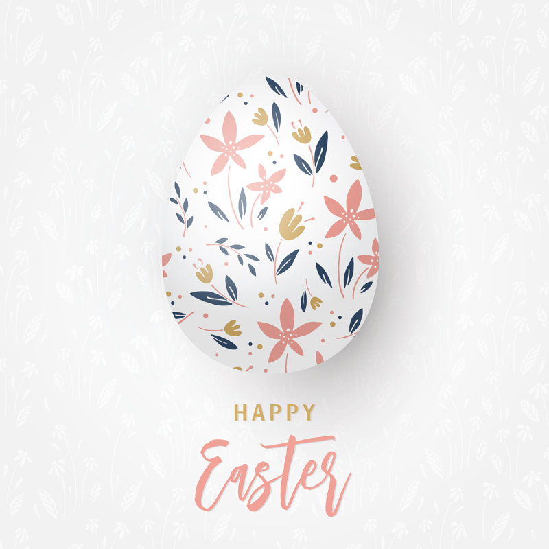 Easter Card by Darijashka - Wrapped Canvas Print, 122cm H x 122cm W