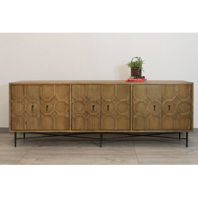 Calis 91'' Solid Wood Sideboard