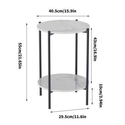 Table de bout avec rangement Ciapas