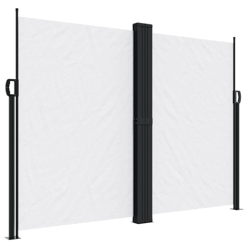 Symple Stuff Retractable Side Awning, 180cm H x 1200cm W, White