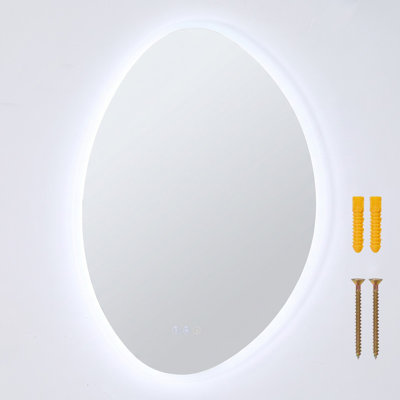 Glass Novelty Mirror Set