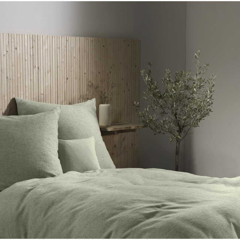 Lech Flannel Abstract Duvet Cover Set with Pillow Shams