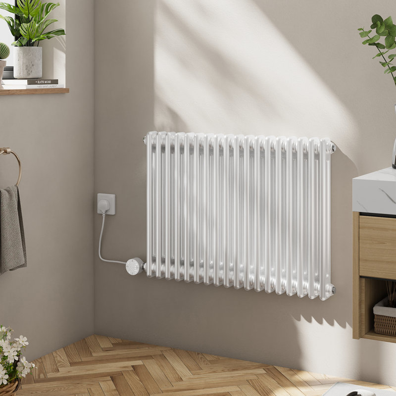 Vertical Standard Radiator, 60cm H x 83cm W x 12.8cm D, White