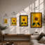 Golden Sunflower Botanical - Print-190587066-190587067