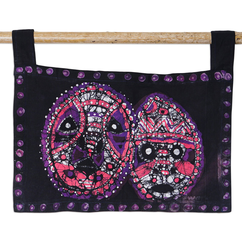 Crochet mural en coton Bungalow Rose