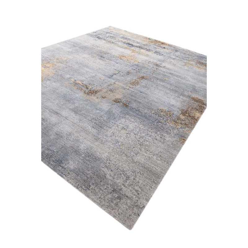 Contemporary One-of-a-Kind Rectangle 8'2" X 10'1" Hand Knotted Area Rug