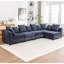 Canapé modulaire rembourré 5 pièces Kempson-1090352077