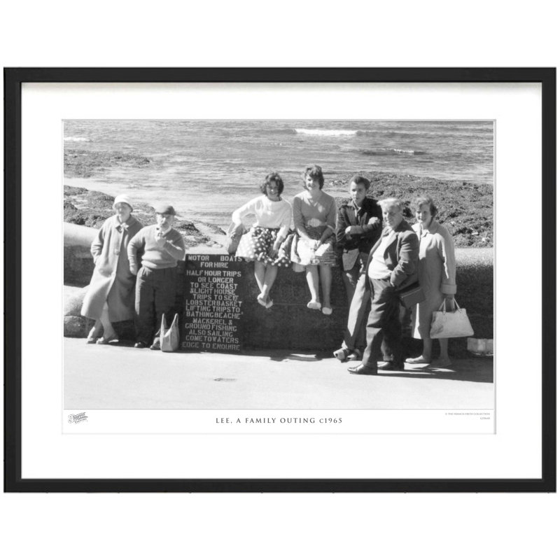 Lee, A Family Outing C1965 by Francis Frith - Single Picture Frame Print, 45cm H x 60cm W x 2.3cm D