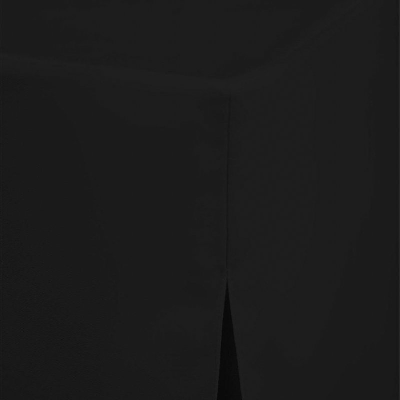 Tablevogue Round Table Cover, Black, 30" L x 30" W