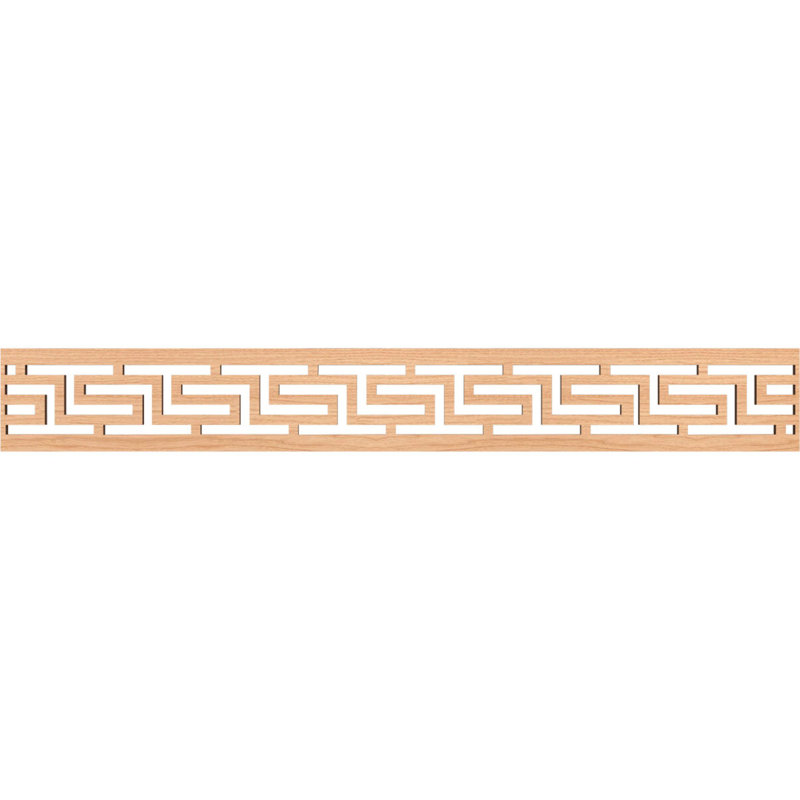 Moulure de panneau H T, Noyer blanc, H 6 po x l 46,5 po x P 0,375 po