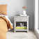 Tevrat 20.8" 1 - Drawer Nightstand with Drawer and Open Compartment