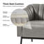 Fauteuil en similicuir de 27,5 po Yeilyn-94883783
