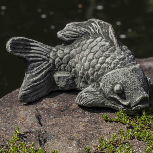 Swimming Fish Garden Sculpture