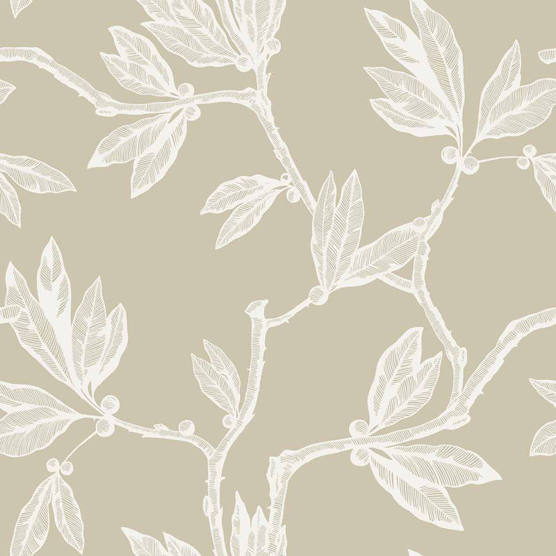 Leaf Peel and Stick Wallpaper Panel, 126" L x 24" W