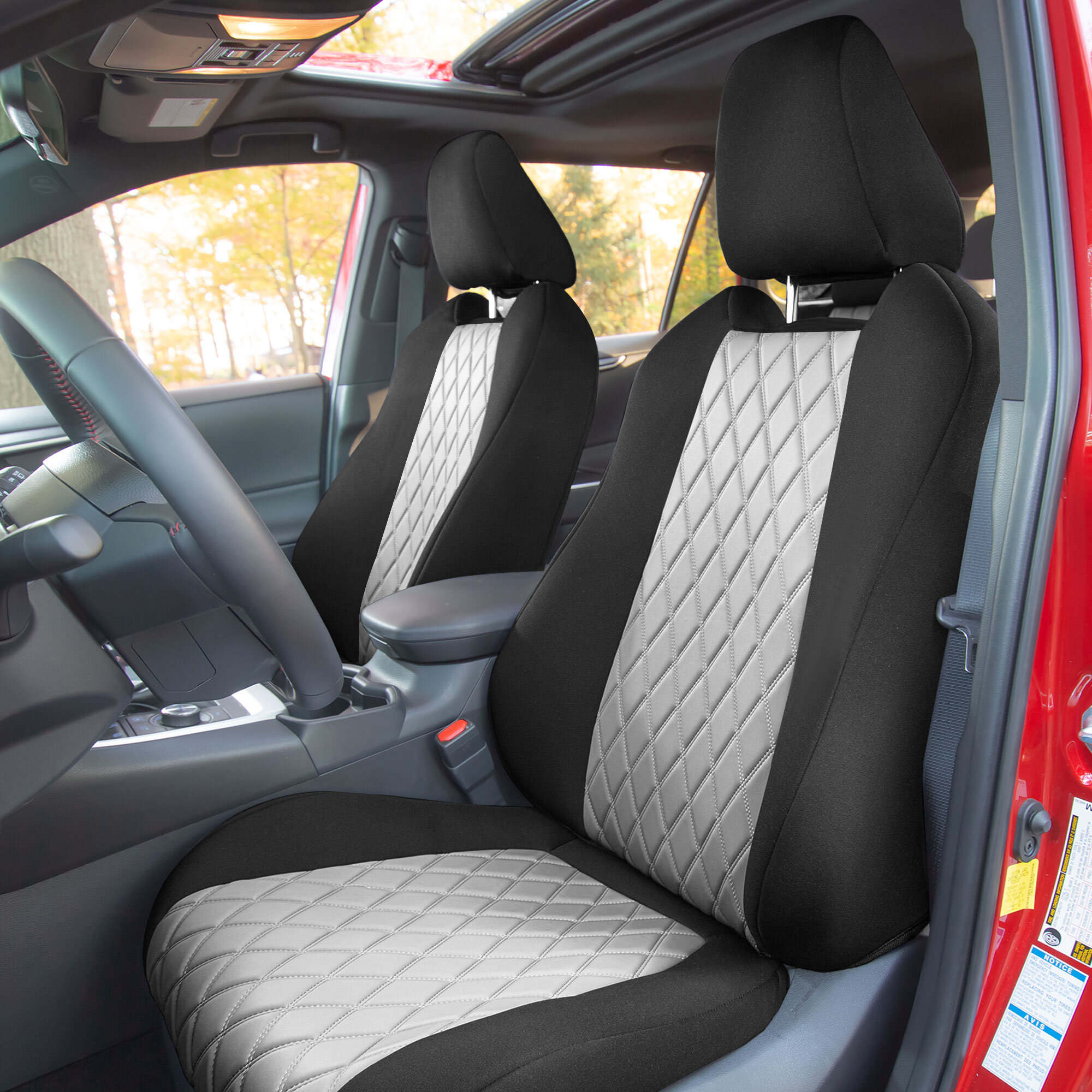 FH Group Neoprene Car Seat Covers Custom Fit for 2019-2022 Toyota Rav4 LE,  XLE, Limited Front Wayfair