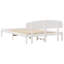 Vidaxl Bed Frame With Headboard Solid Pine Wood-113971111-113971116