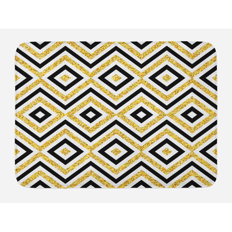Tapis de bain ethnique Geometric