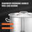 VEVOR 42 Quarts Stainless Steel Stock Pot