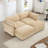 2-Seater Sofa With 2 Footstools and Pull Out Storage Drawer-1611846556-1611846558