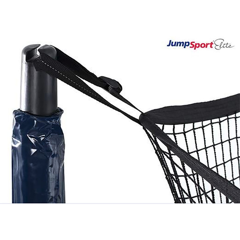 JumpSport Round Backyard Trampoline with Safety Enclosure