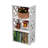 Four-Shelf Compact Bookcase With Open Shelves, Ideal Small Bookcase For Small Spaces - White