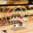 2 Pcs Metal Tiered Stand Cupcake Stand Dessert Stand