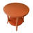 Perth Round Wood End Table with Open Storage Shelf-2083877675
