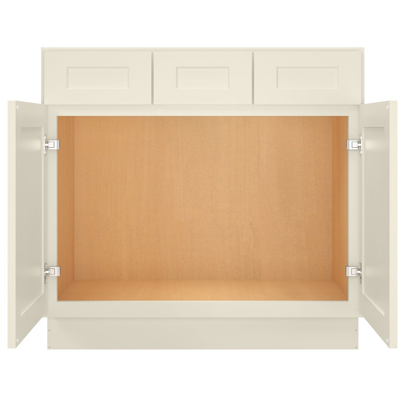 Armoire de base pour évier Homeibro, portes à fermeture douce, pour la salle de lavage, la salle de douche, la buanderie