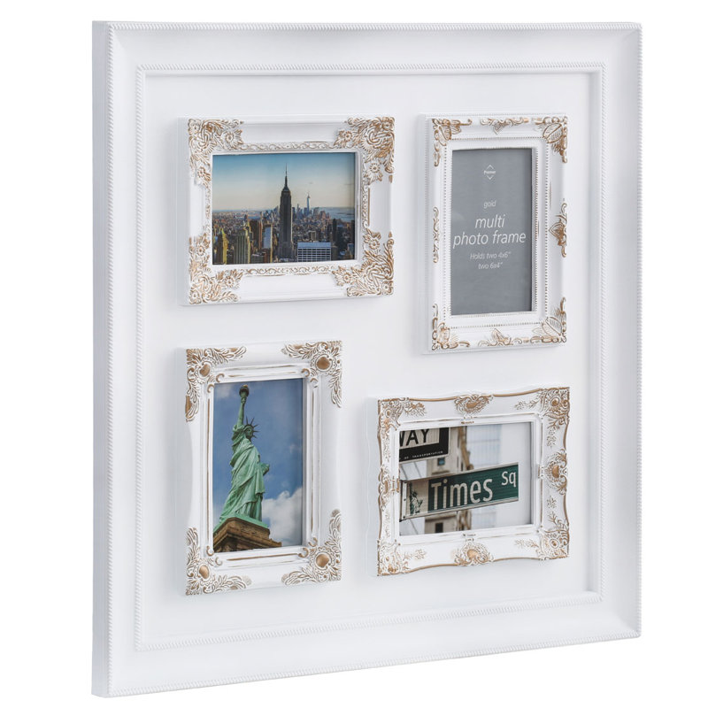 Picture Frame, White / Gold