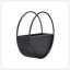 S/2 METAL 9/12" ROUND WALL PLANTERS, BLACK